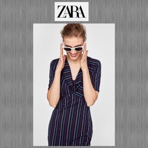 NWOT Zara Multicolored Stripe Dress - S